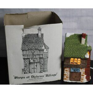 "Shops of Dickens' Village Smithy Bean & Son" Dept. 56 Hand Painted Porcelain Sh